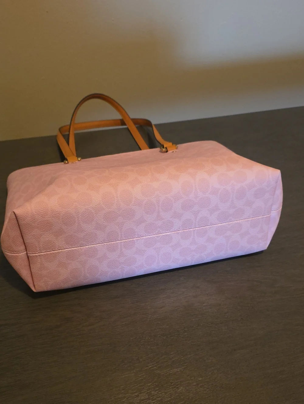 Coach Outlet Station Tote Bag In Signature Canvas. Powder Pink 2026. - Picture 6 of 12
